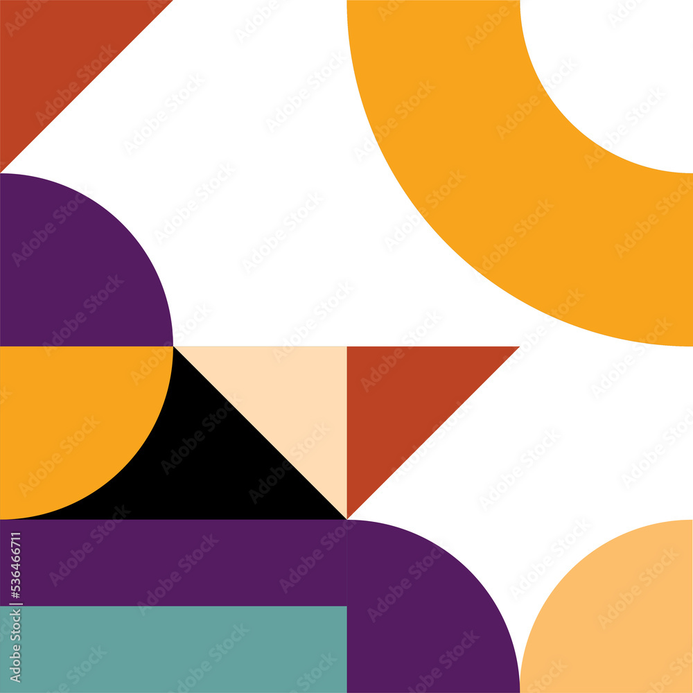 Trendy geometric square with abstract patterns in multiple colors and shapes. Creative contemporary design element for decoration of pop theme design. Trendy geometric square with abstract patterns in multiple colors and shapes. Creative contemporary design element for decoration of pop theme design.