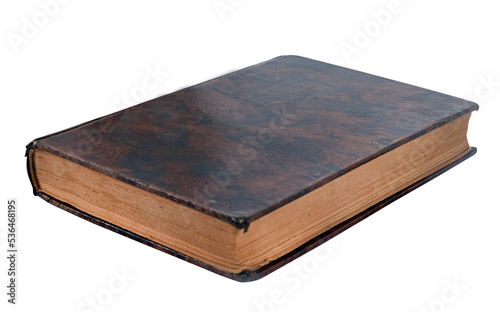 old book isolated