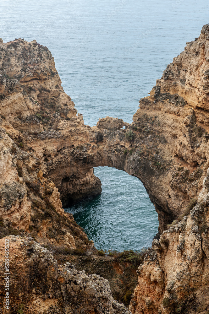 The rock formation of Ponta de Piedade - Lagos - Portugal.
