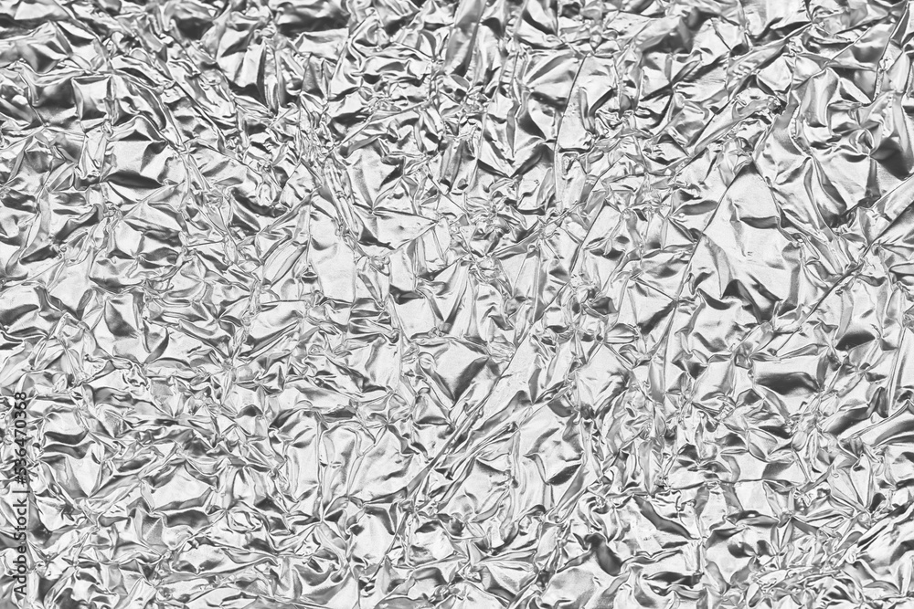 crumpled foil abstract background black and white silver effect crumpled foil abstract background black and white silver effect