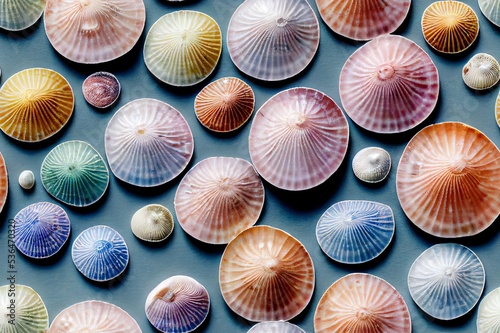 Sea Shells and Sand Seamless Texture Pattern Tiled Repeatable Tessellation Background Image © DigitalFury