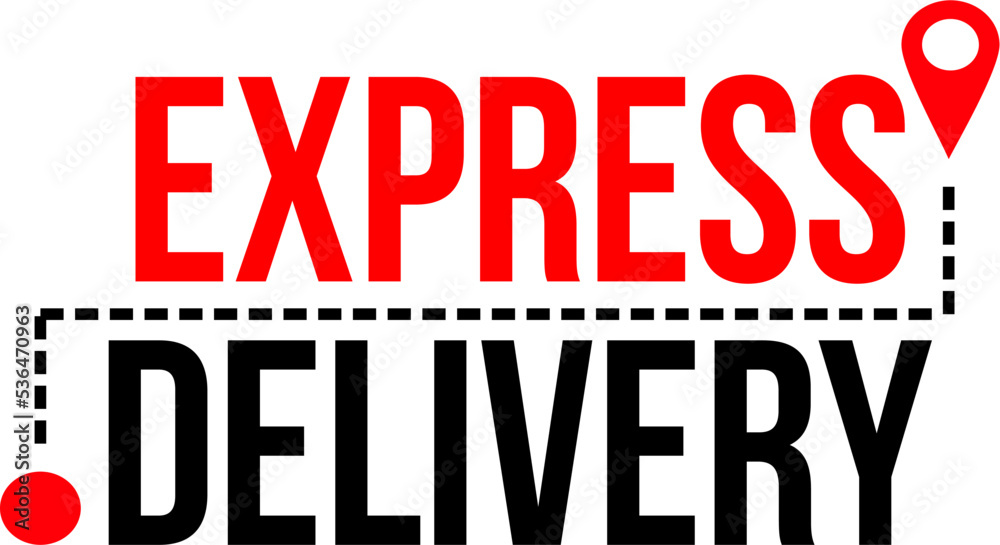 Express Delivery. Stopwatch. Vector illustration Express Delivery. Stopwatch. Vector illustration