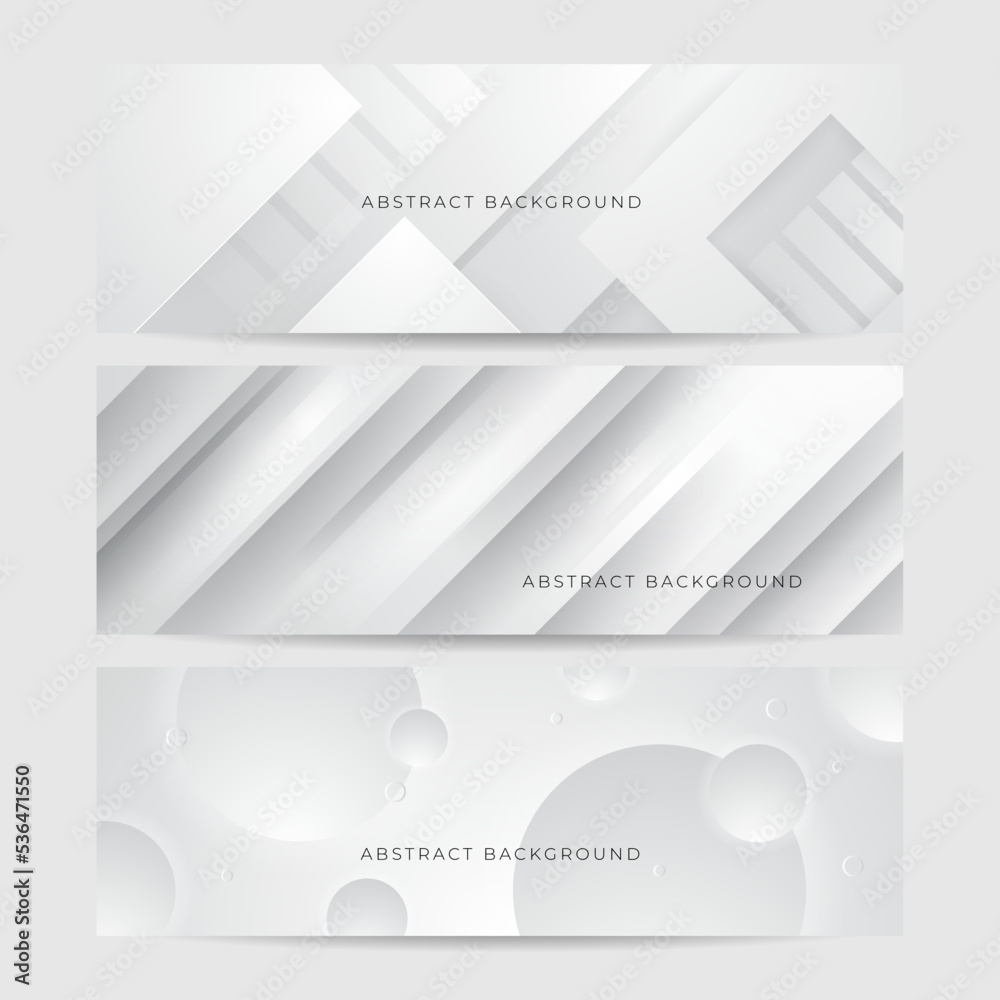 elegant abstract white banner background with shiny lines elegant abstract white banner background with shiny lines