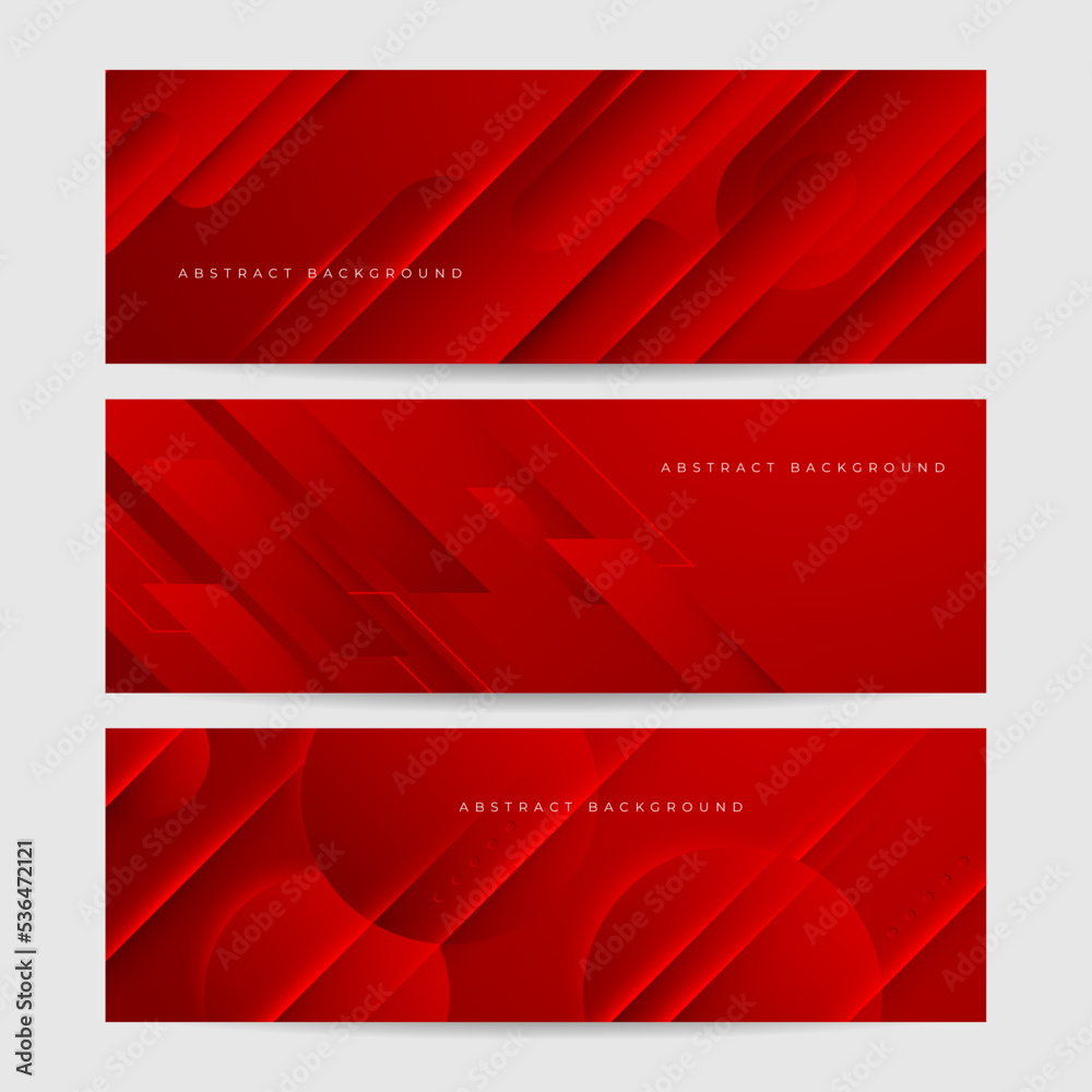 Modern red abstract web banner background creative design Modern red abstract web banner background creative design