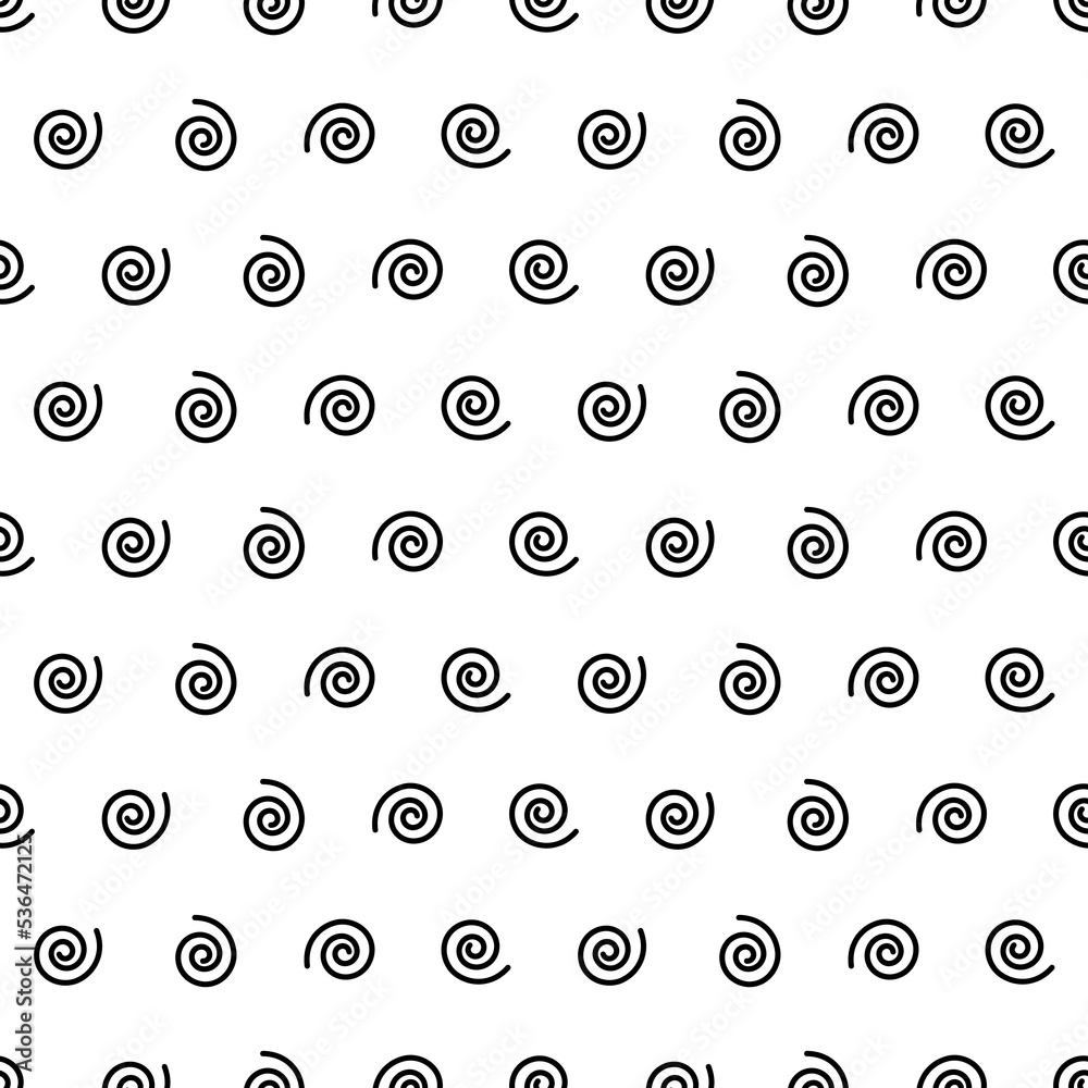 spiral seamless pattern for background, wall decoration, fabric motif, texture, wallpaper, gift wrapping