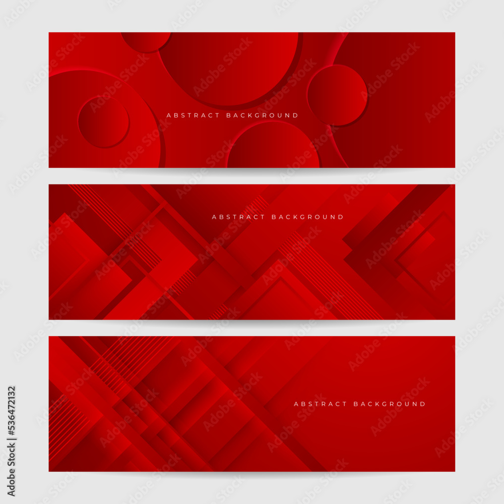Modern red abstract web banner background creative design Modern red abstract web banner background creative design