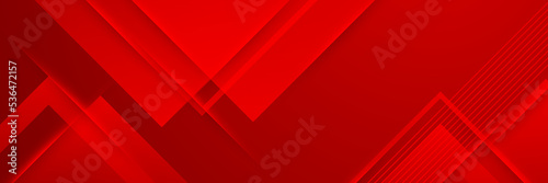 Modern red abstract web banner background creative design