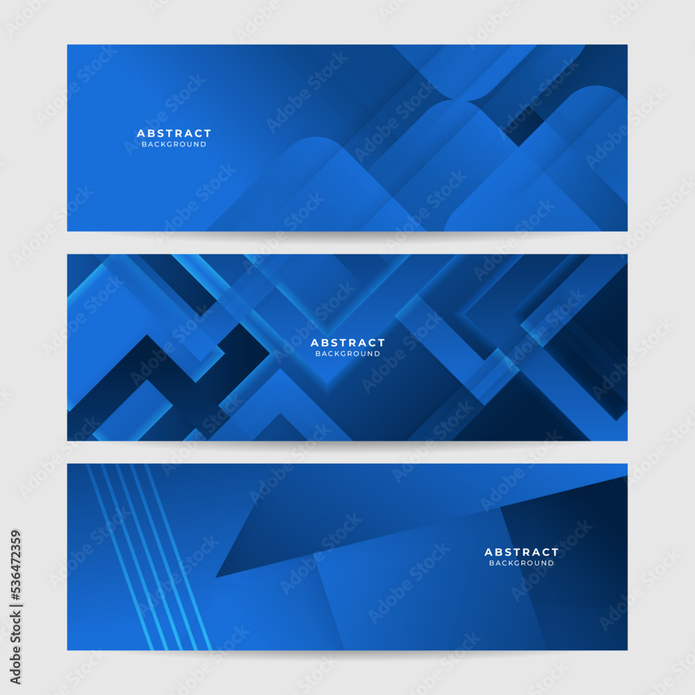 Modern blue abstract web banner background creative design Modern blue abstract web banner background creative design