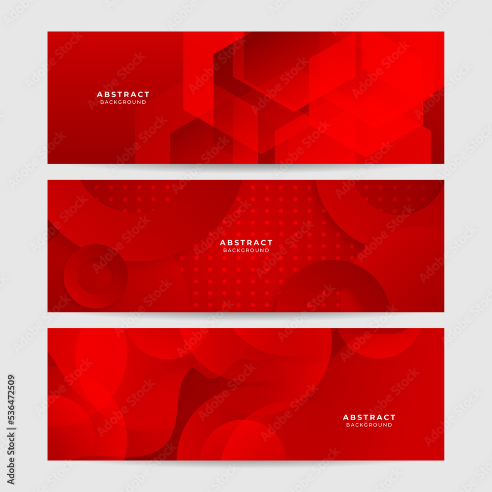 Minimal geometric red banner background abstract design. Vector abstract graphic design banner pattern background template. Minimal geometric red banner background abstract design. Vector abstract graphic design banner pattern background template.