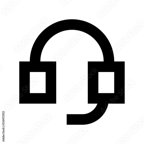 Headphones Flat Vector Icon