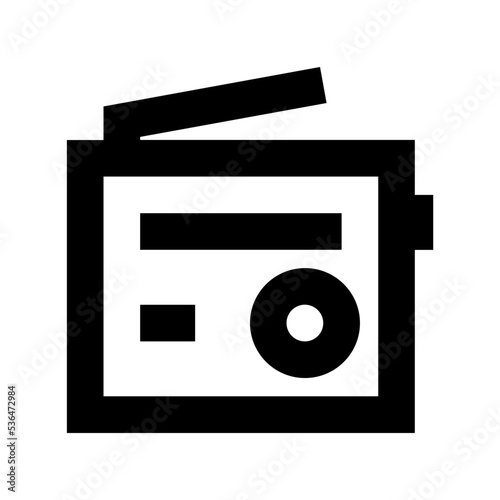 Radio Flat Vector Icon