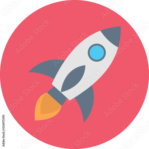 Startup rocket  Vector Icon which is suitable for commercial work and easily modify or edit it

