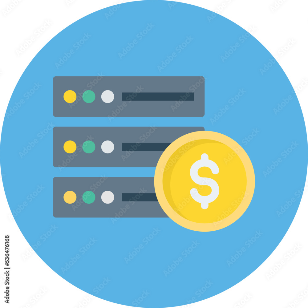 Dollar Server Vector Icon which is suitable for commercial work and easily modify or edit it
Dollar Server Vector Icon which is suitable for commercial work and easily modify or edit it