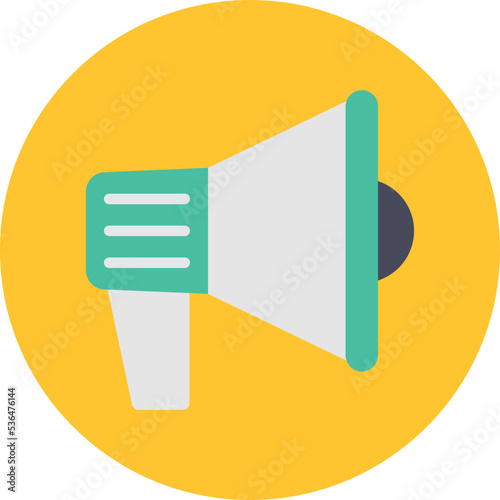 Promotion speaker Vector Icon which is suitable for commercial work and easily modify or edit it
