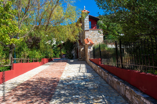 Agiou panteleimonous monastery in Penteli, Greece photo