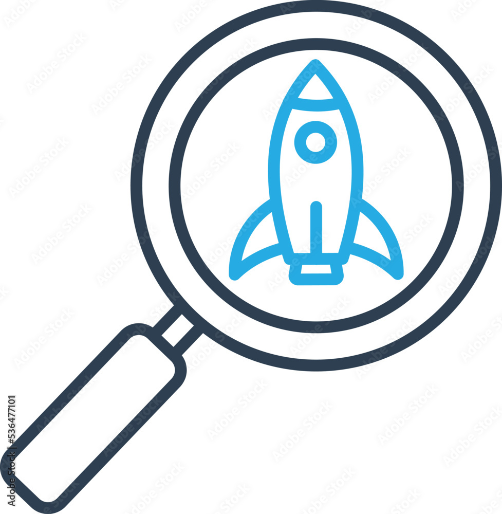 Rocket in magnifier Vector Icon which is suitable for commercial work and easily modify or edit it
Rocket in magnifier Vector Icon which is suitable for commercial work and easily modify or edit it