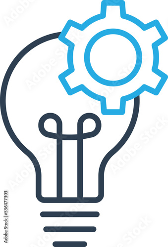 Solution Bulb Vector Icon which is suitable for commercial work and easily modify or edit it 