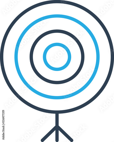 Focus aim Vector Icon which is suitable for commercial work and easily modify or edit it 