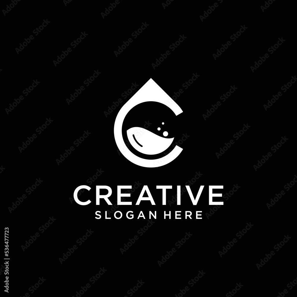 Fototapeta premium lab technology logo designs template