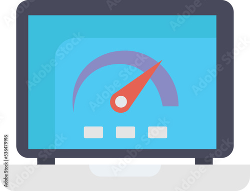 speed test Vector Icon which is suitable for commercial work and easily modify or edit it
