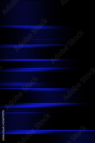 Abstract contemporary line art on black background