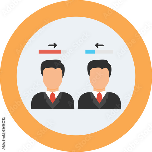 employee skills Vector Icon

