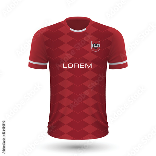 Realistic soccer shirt Al Ahly