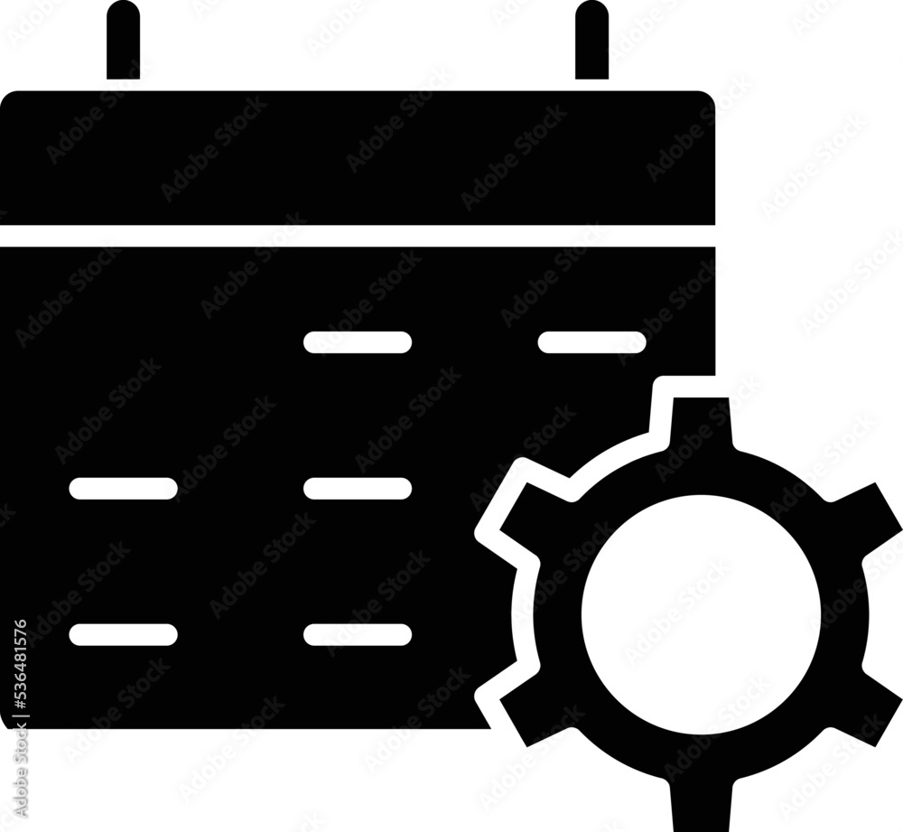Event schedule setting Vector Icon
Event schedule setting Vector Icon