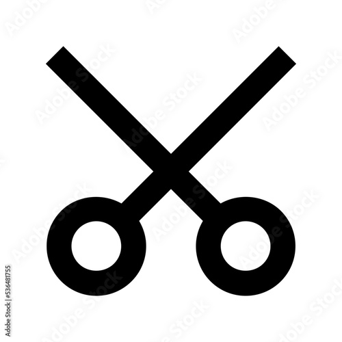 Scissor Flat Vector Icon