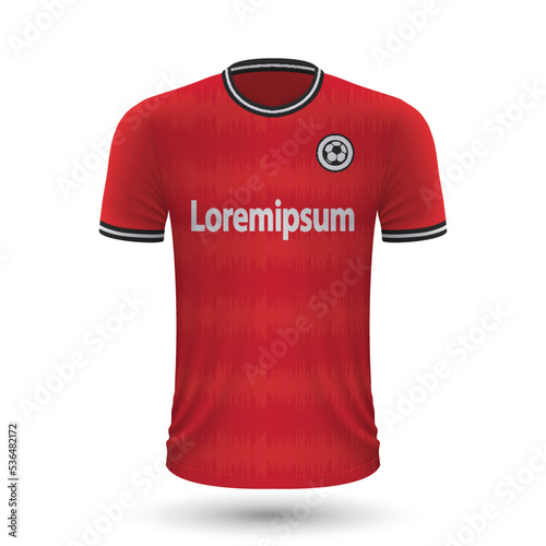 Realistic soccer shirt Bayer Leverkusen photo