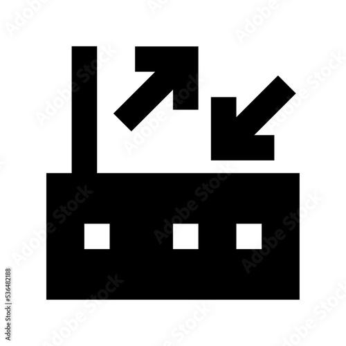 Internet Router Flat Vector Icon