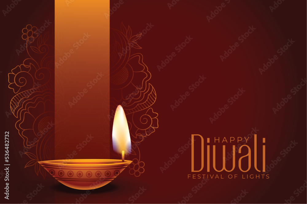 elegant hindu festival background with lamp or diya design elegant hindu festival background with lamp or diya design