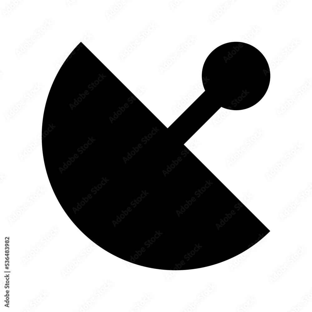 Satellite Dish Flat Vector Icon