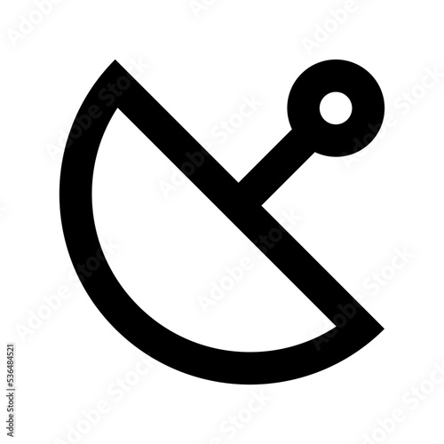 Satellite Dish Flat Vector Icon