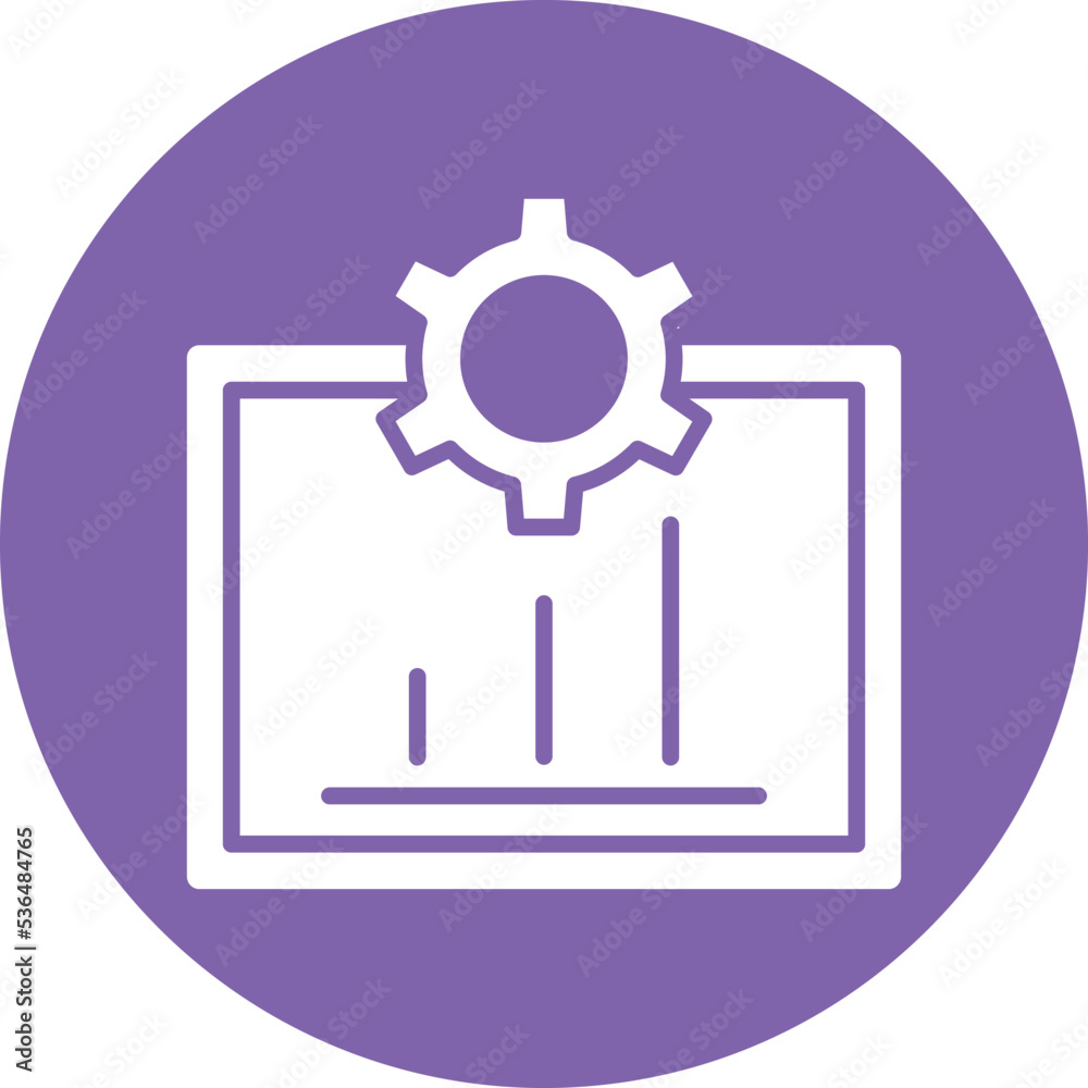 Graph setting Vector Icon
Graph setting Vector Icon