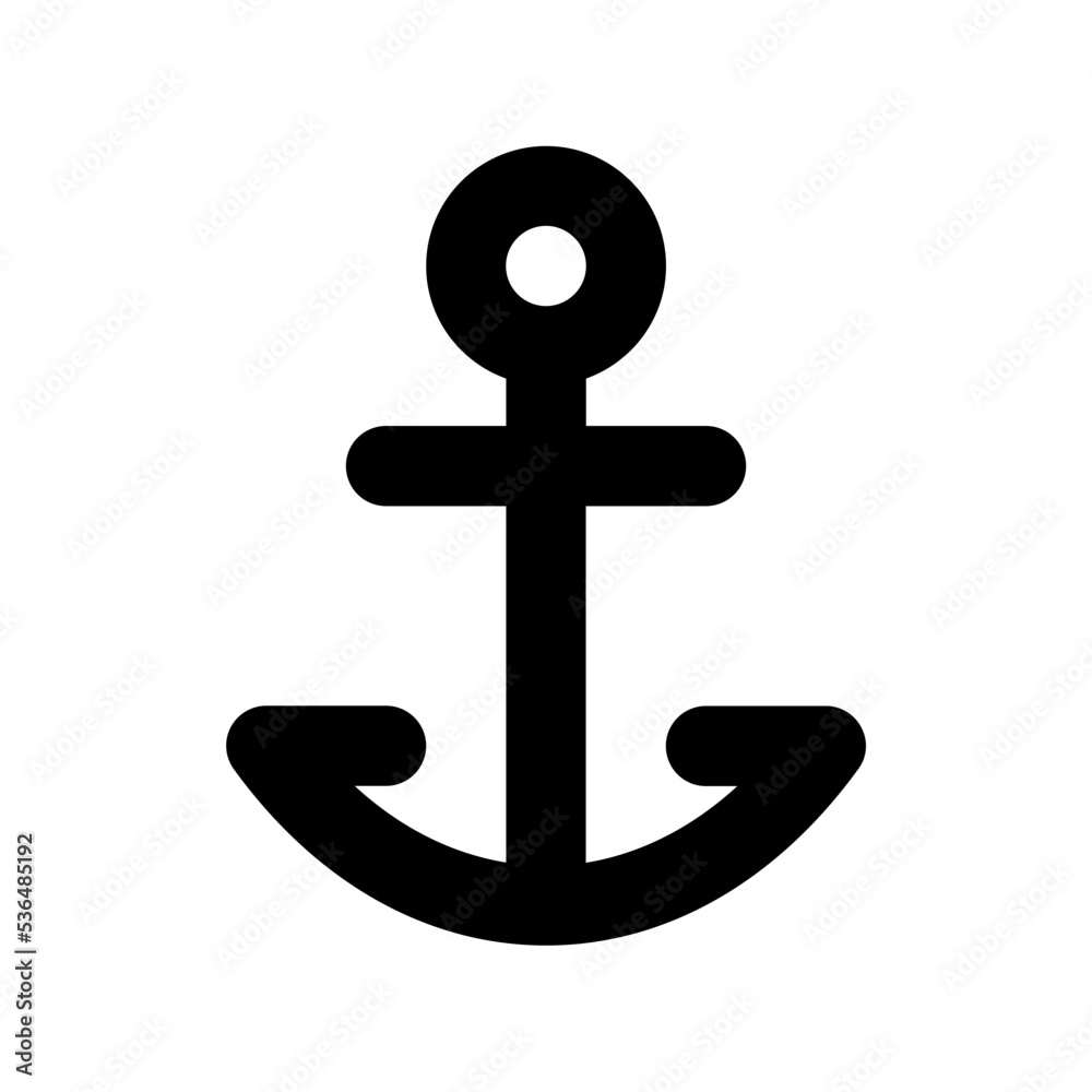Anchor Flat Vector Icon Anchor Flat Vector Icon