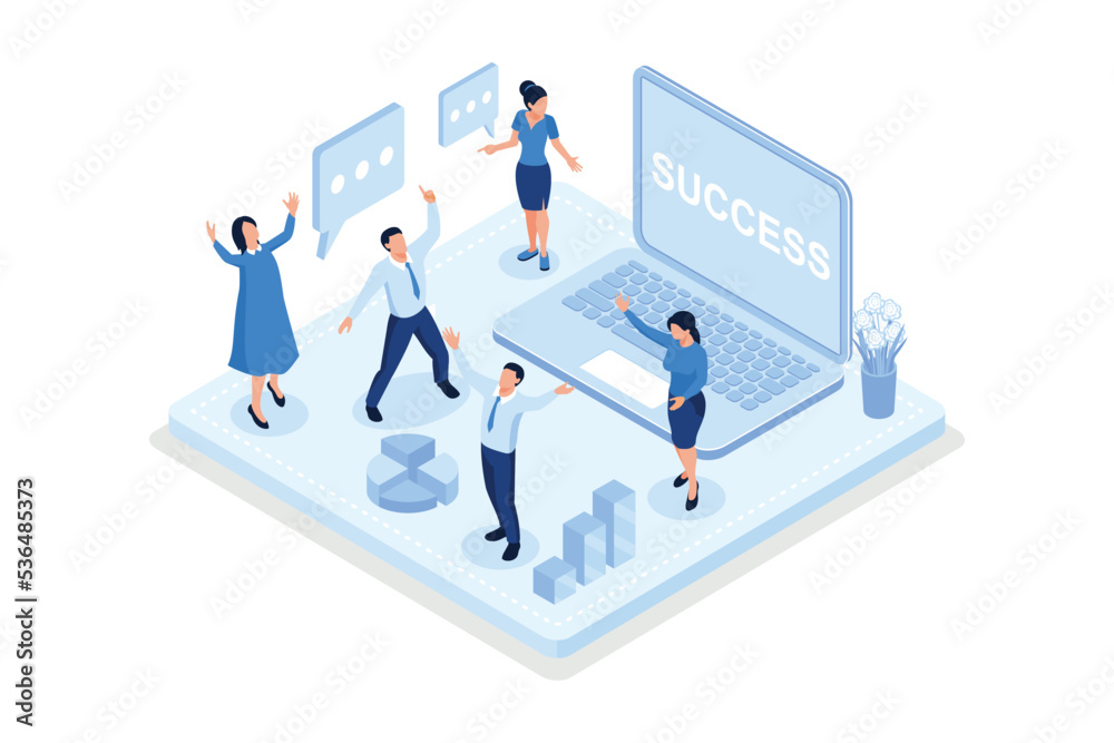 Startup concept with rocket launch. Can use for web banner, infographics, hero images, isometric vector modern illustration Startup concept with rocket launch. Can use for web banner, infographics, hero images, isometric vector modern illustration