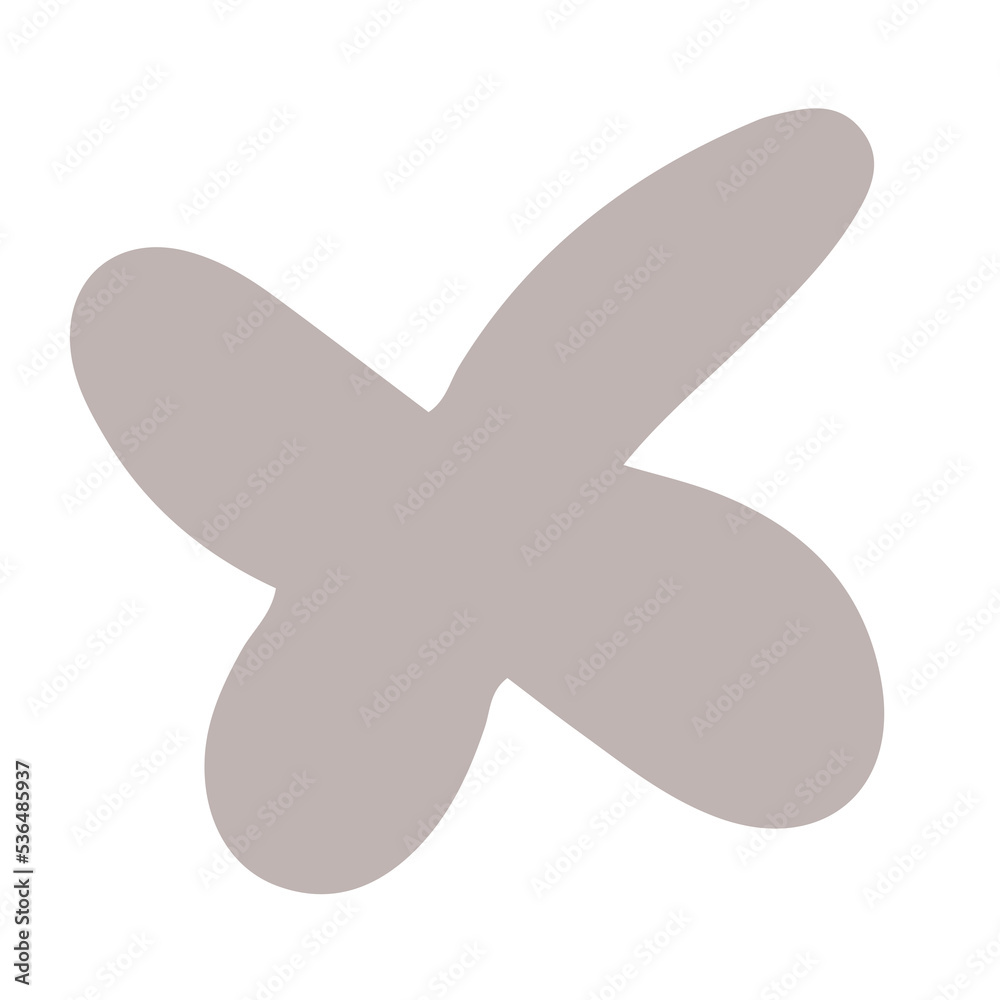 Cute and simple flower illustration in trendy color theme for design element and ornament Cute and simple flower illustration in trendy color theme for design element and ornament