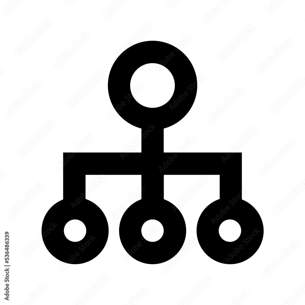 Hierarchy Flat Vector Icon
