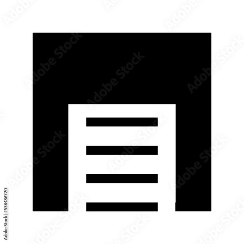 Warehouse Flat Vector Icon
