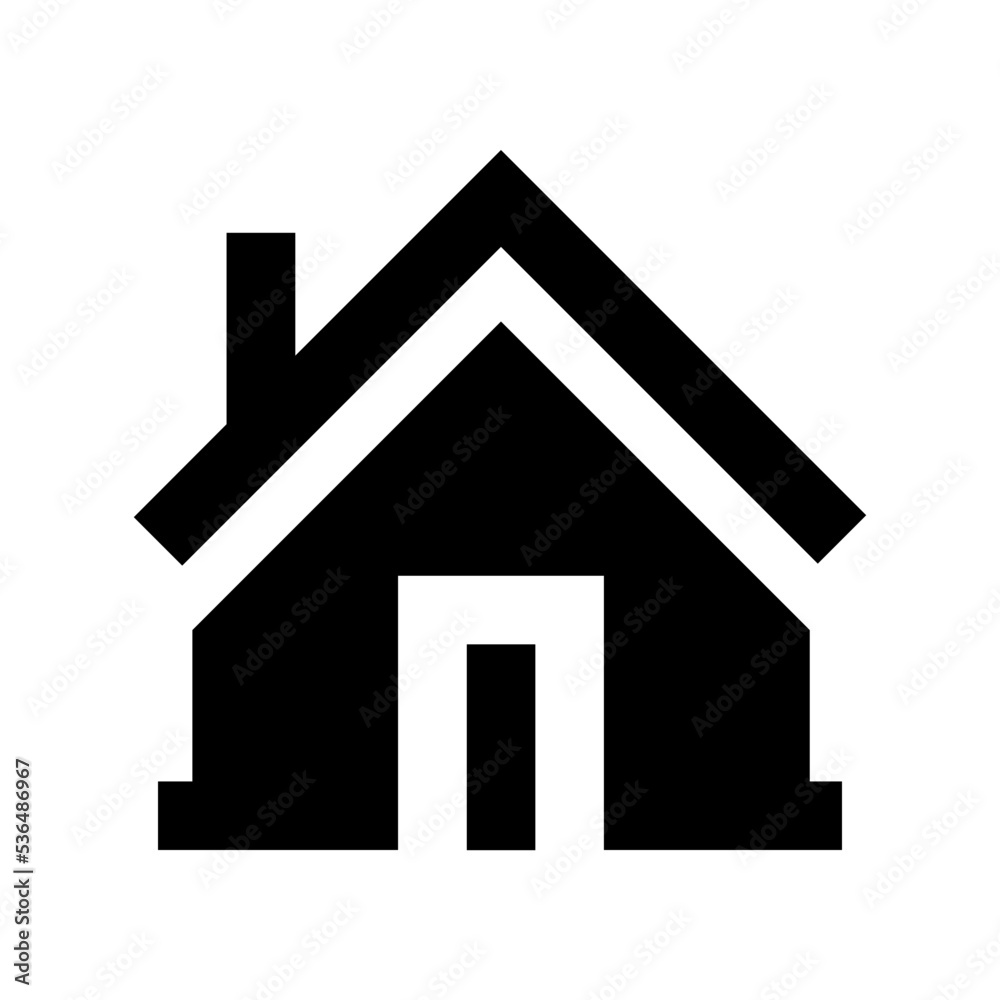 Rural House Flat Vector Icon
