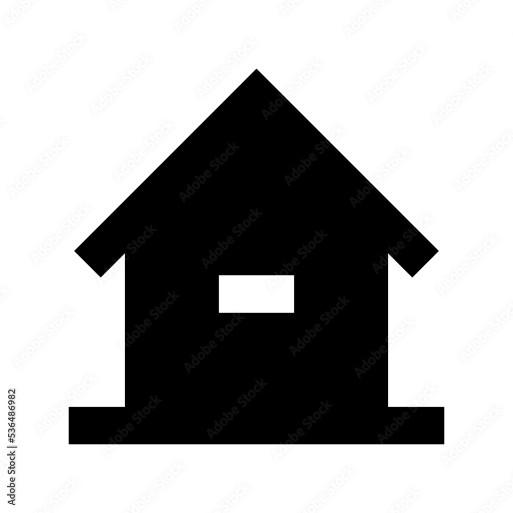 Shack Flat Vector Icon