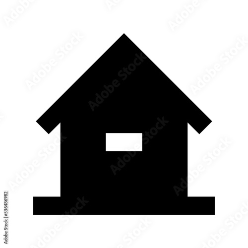 Shack Flat Vector Icon