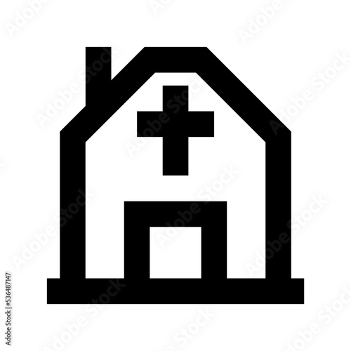Church Flat Vector Icon