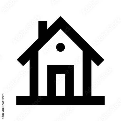Bungalow Flat Vector Icon