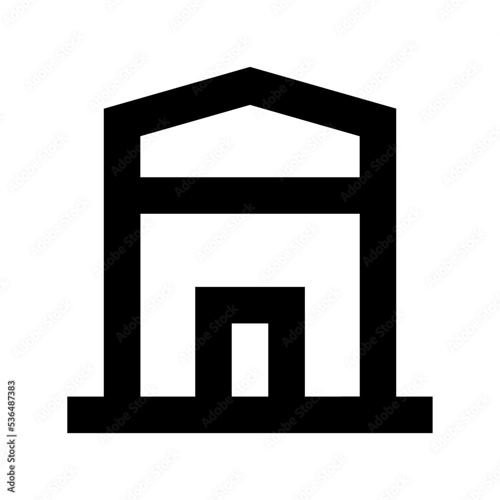 Storage Unit Flat Vector Icon Storage Unit Flat Vector Icon