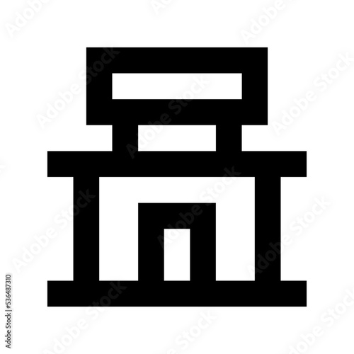 Market Flat Vector Icon