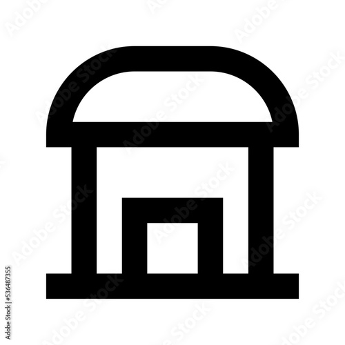 Tomb Flat Vector Icon