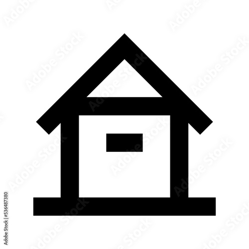 Shack Flat Vector Icon