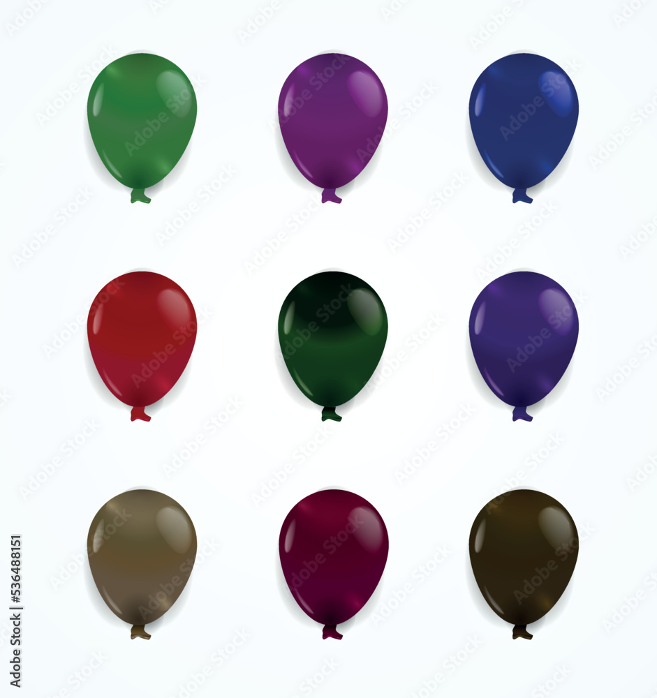 real balloon vector eps real balloon vector eps